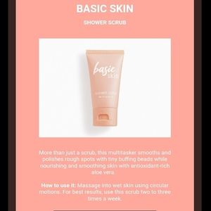 [3/$20]🌻Basic Skin shower scrub